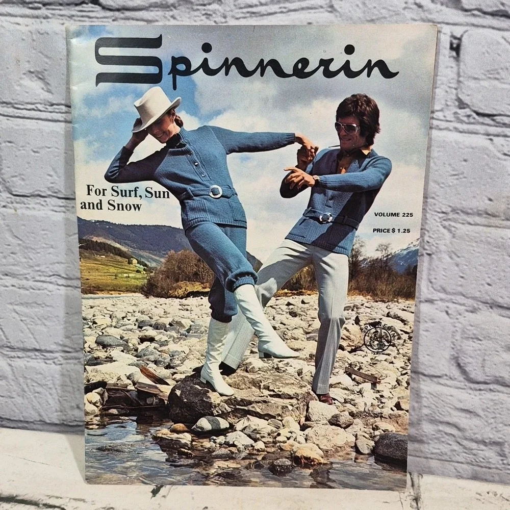 VTG Spinnerin For Surf Sun & Snow Knitting Crochet Patterns Unisex